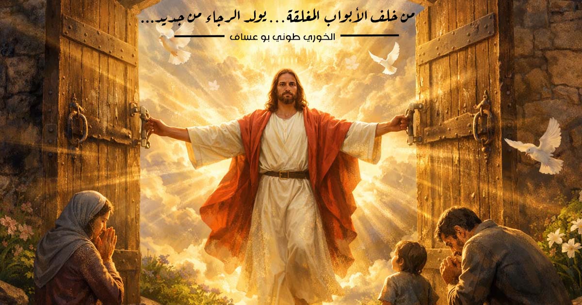من خلف الأبواب المغلقة… يولد الرجاء من جديد...