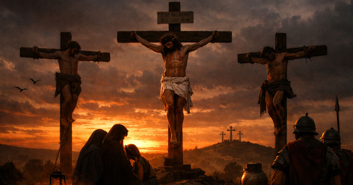 "الجمعة العظيمة، بجراحه شُفينا"