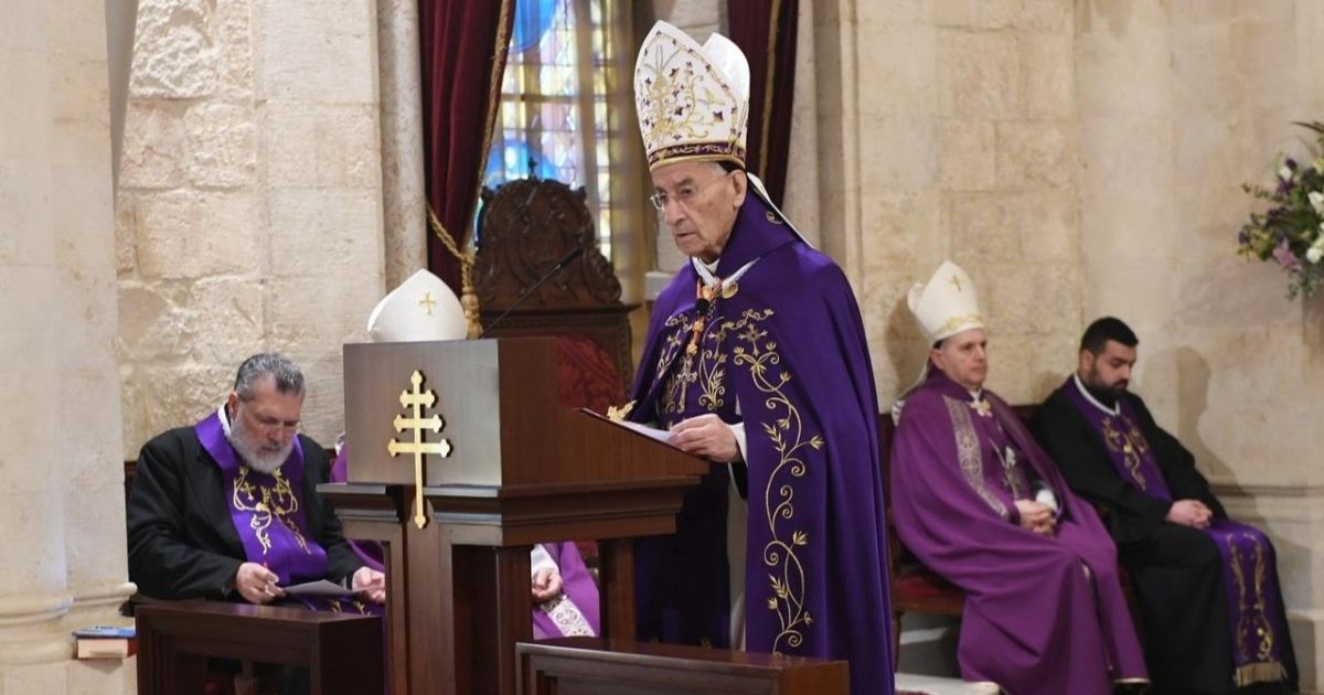 البطريرك الراعي: نصلّي من أجل إيقاف الحرب وإحلال السلام العادل والشامل والدائم