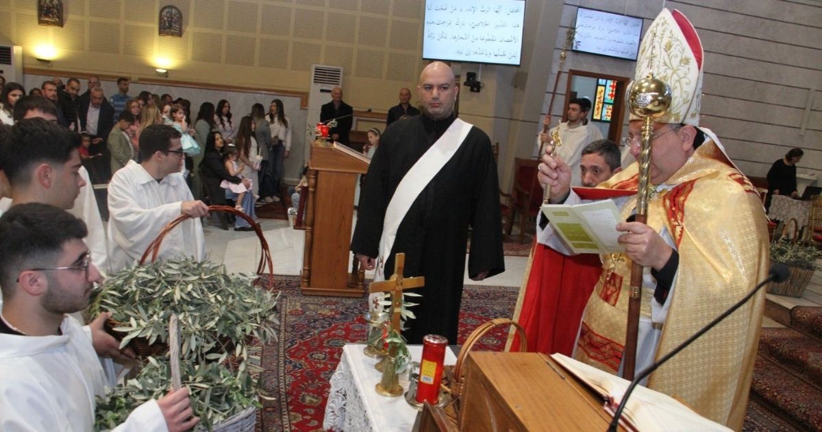 المطران نفاع في أحد الشعانين: الأطفال رسالة رجاء وإيمان حيّ في الكنيسة